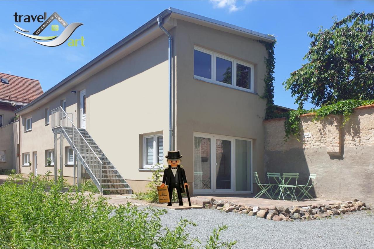 Aparthotel Travel Art Boardinghouse Neuruppin Exterior foto